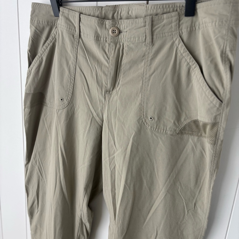 Womens Columbia Beige Pants Sz 12 PFG Omni-Shield - Picture 3 of 5